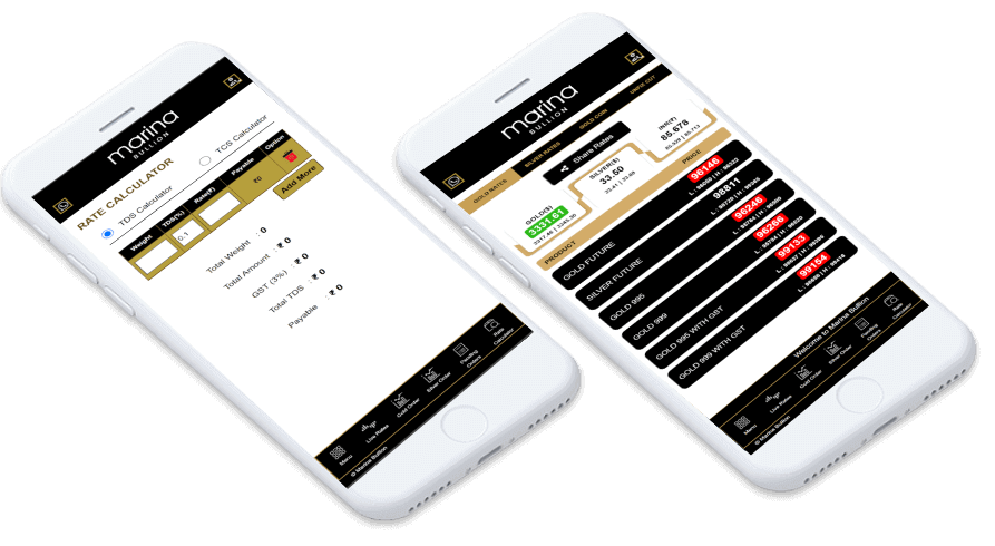 Aurix Jwellers mobile app screenshots